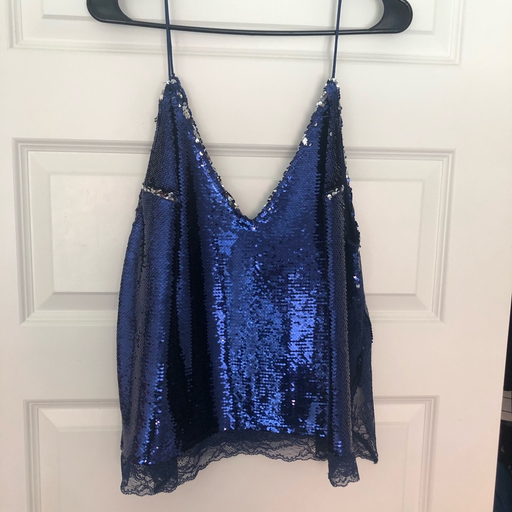 Free People Sequin Tank